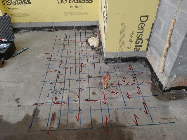 Mapping and Marking Communications Line Conduits through Concrete for Penthouse in Manhattan, New York City, NY