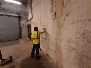 Determining Pattern of Size and Spacing of Rebar Reinforcements of a Retention-Wall Prior to an Overbuild in Bucks County, PA