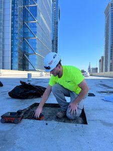 Rooftop Deck Concrete Scan to Identify Electrical Conduits in Center City, Philadelphia, PA