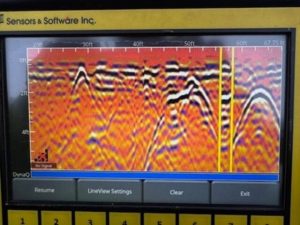 Using GPR for a UST Search Performed for a Tank Sweep in Middlesex County, NJ