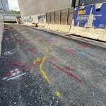 Private Utility mark-out on LaGuardia Airport in Queens, NY