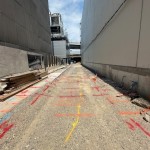 Private Utility mark-out on LaGuardia Airport in Queens, NY