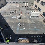 Investigating and Marking-Out Steel Beams in the Roof at Staten Island Hospital in Staten Island, New York City, NY