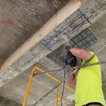 Structural Rebar Quantified and Sized for Structural Slabs, Beams and Columns for Interior Concrete Load Capacity and Renovations for a Rooftop Deck in Philadelphia, PA