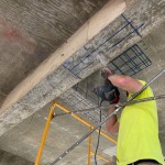 Structural Rebar Quantified and Sized for Structural Slabs, Beams and Columns for Interior Concrete Load Capacity and Renovations for a Rooftop Deck in Philadelphia, PA